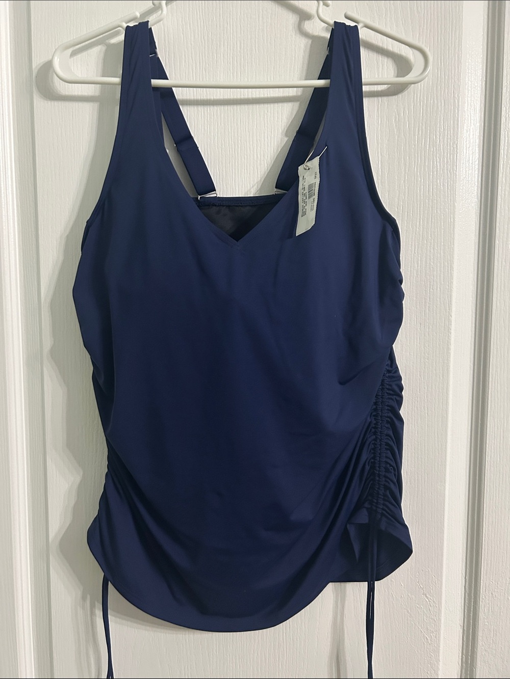 Lands' End Navy Blue Women's Swim Tankini Top